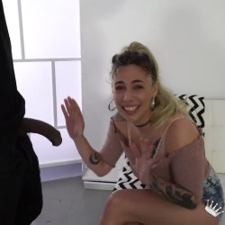 Lola doesn't know what's a good chocolate dick. 'FAKings, I want my first MONSTERCOCK'